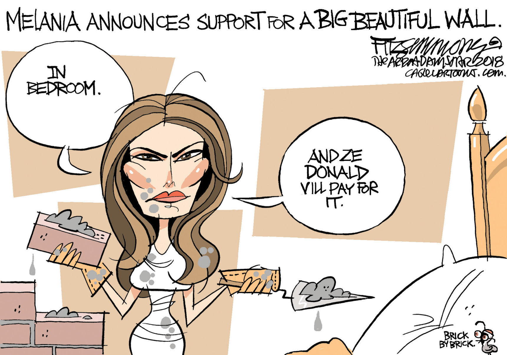 Daily Fitz Cartoon: Wall